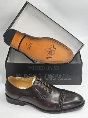 Charles and Jones Formal Black Shoes for Gentlemen