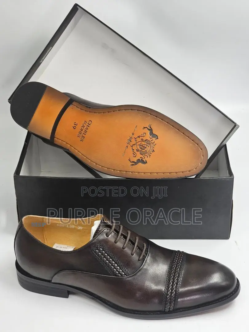 Charles and Jones Formal Black Shoes for Gentlemen