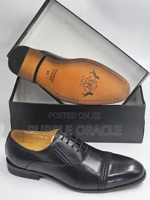 Charles and Jones Formal Black Shoes for Gentlemen