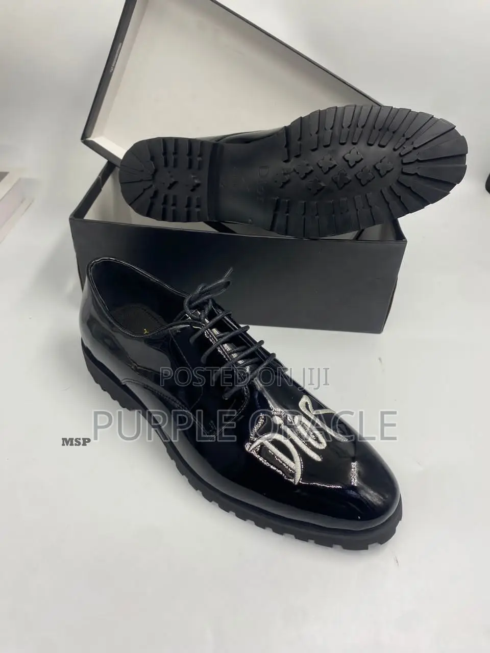 Dior's Luxury Derby Lace-Up Formal Shoes for Men