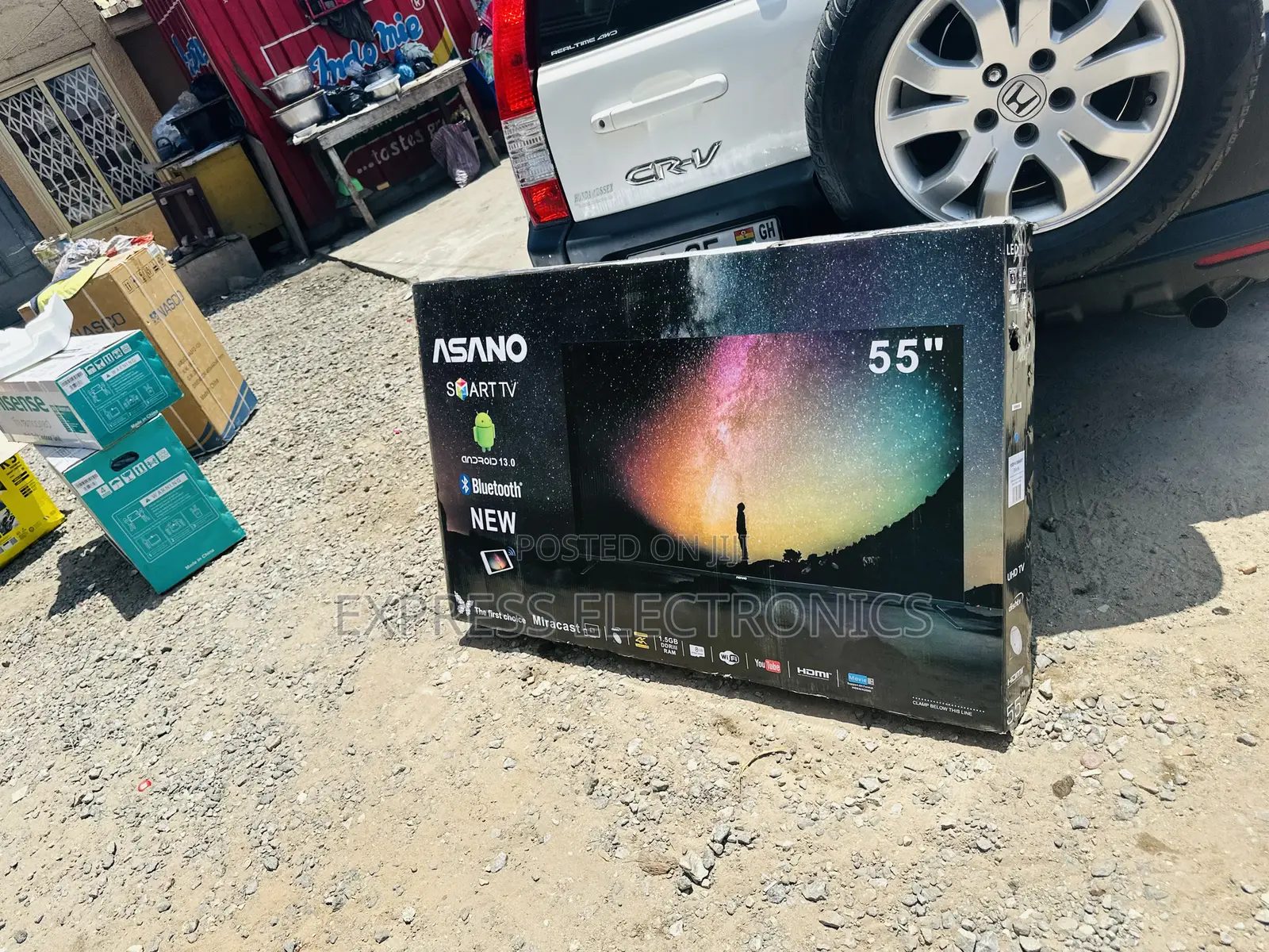 55” Uhd Smart Glossy Sleek Slim Asano Television