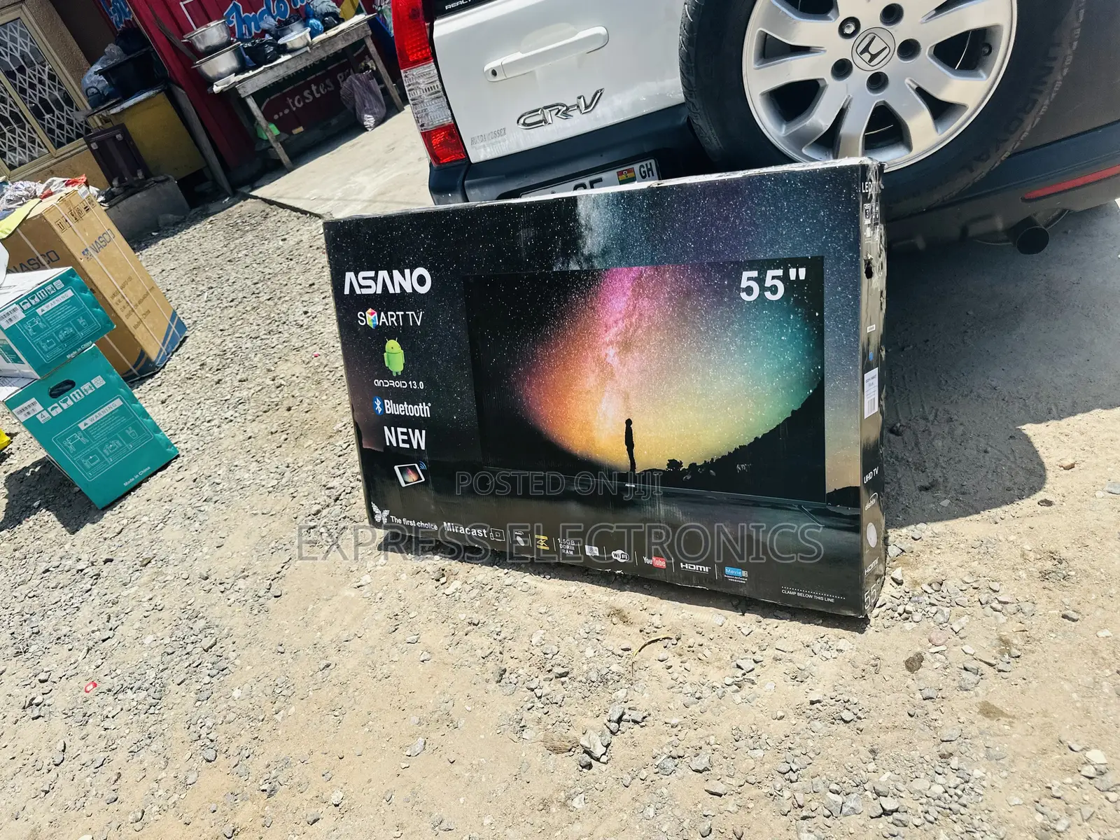 55” Uhd Smart Glossy Sleek Slim Asano Television