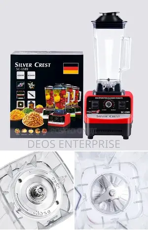 2 in 1 Electric Kitchen Silver Crest Blender