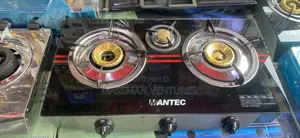 Premium Mantec 3 Burner Glass Stove