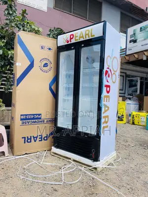 Extremely Cooling Pearl PVC 622 Double Door Fridge.