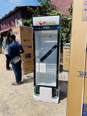Durable and Affordable Pearl PVC 352 300L Display Fridge.