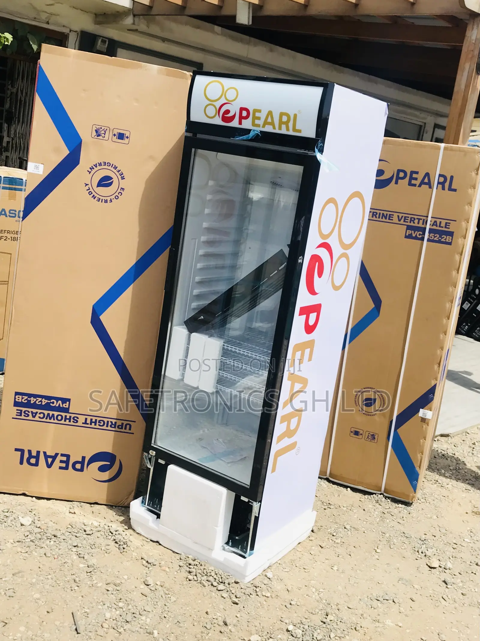 400 Liters Display Glass Pearl Singledoor PVC-424 Fridge