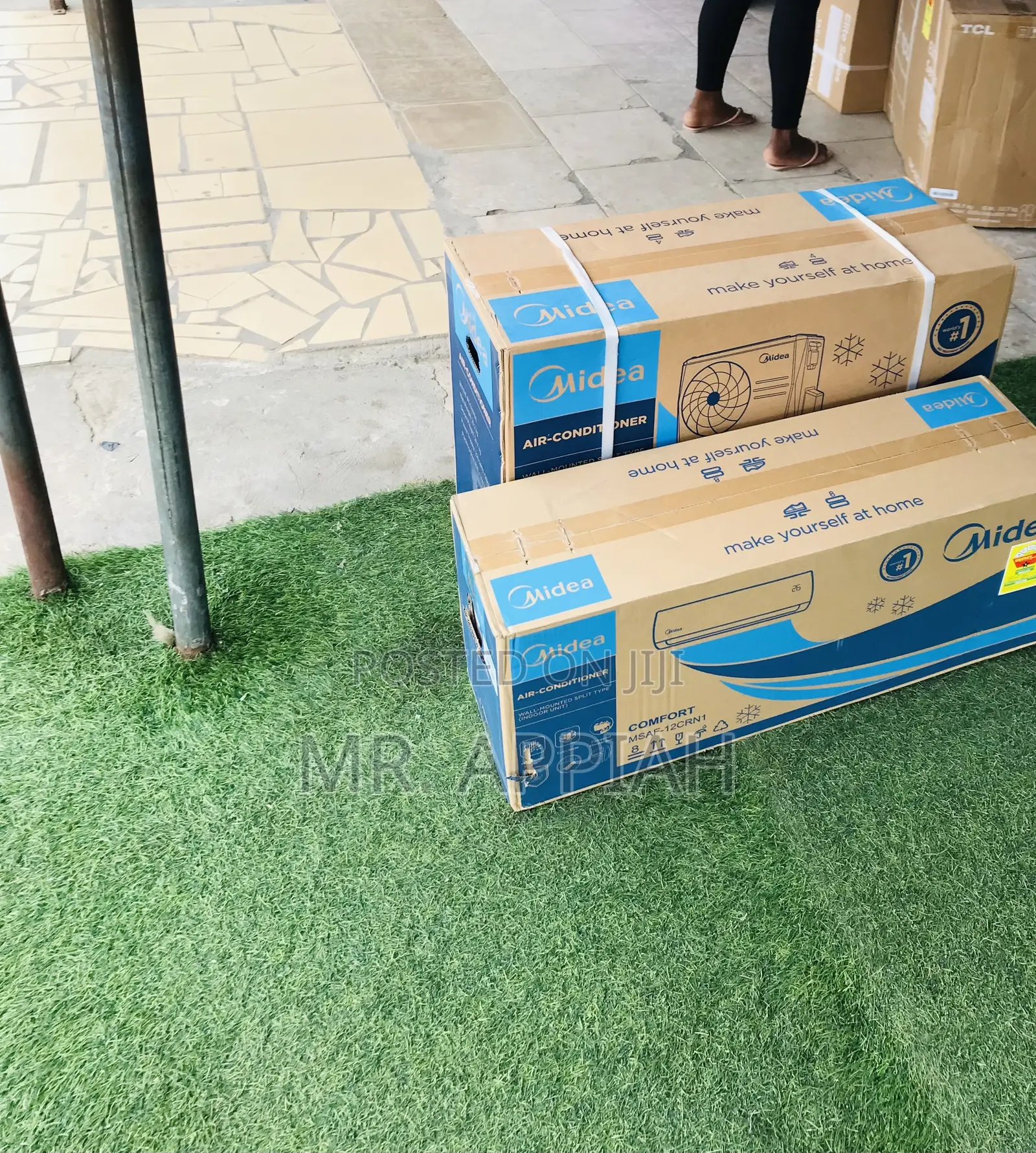 Extremely Chilling Midea 1.5hp Non Inverter Ac(White).