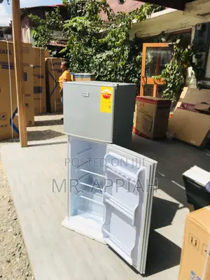 Stainless Steel Nasco 158L Double Door Fridge(Nasf2-18fl).