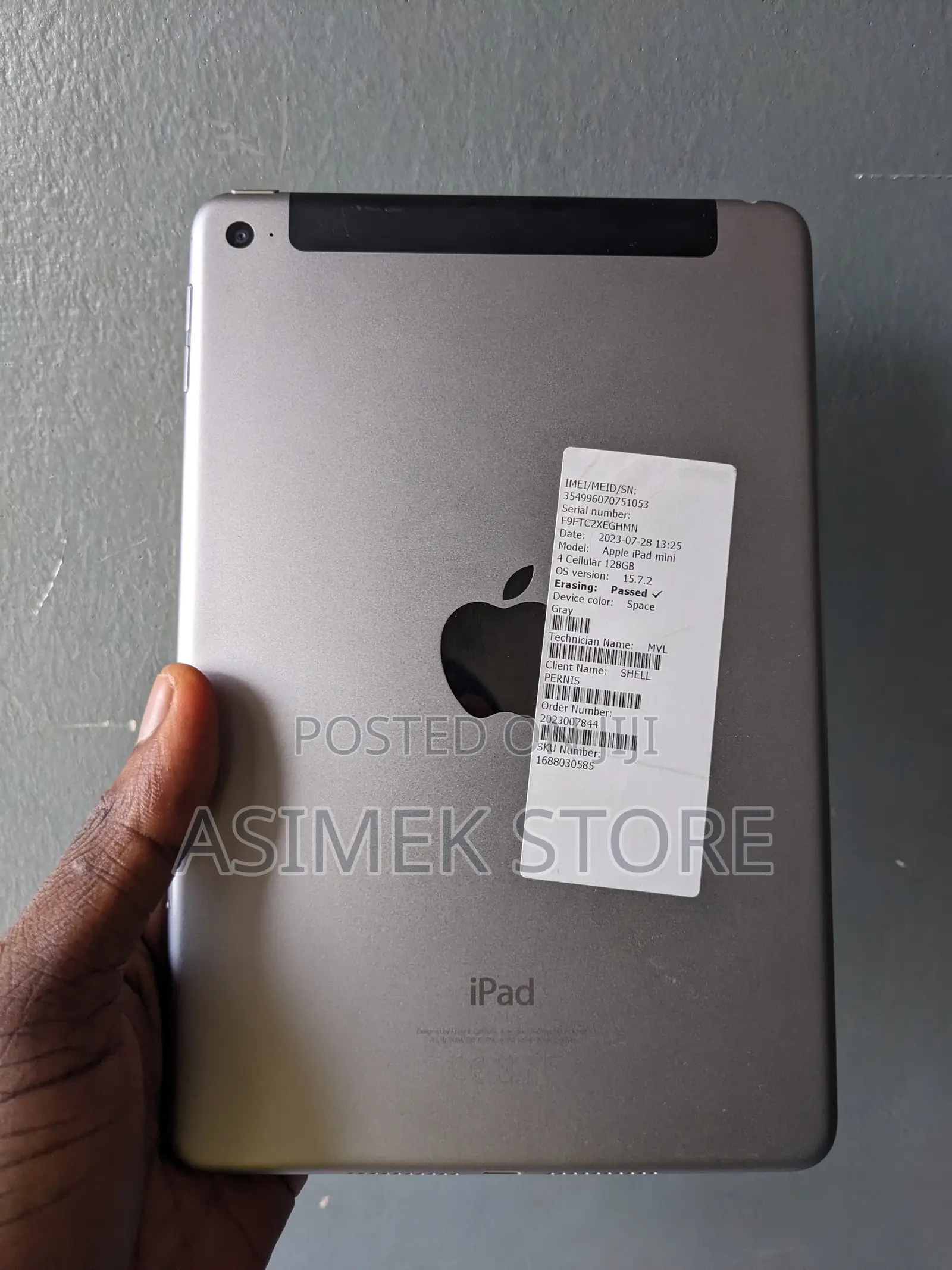 Apple iPad mini 4 128 GB Gray in Accra Metropolitan Tablets, Asimek
