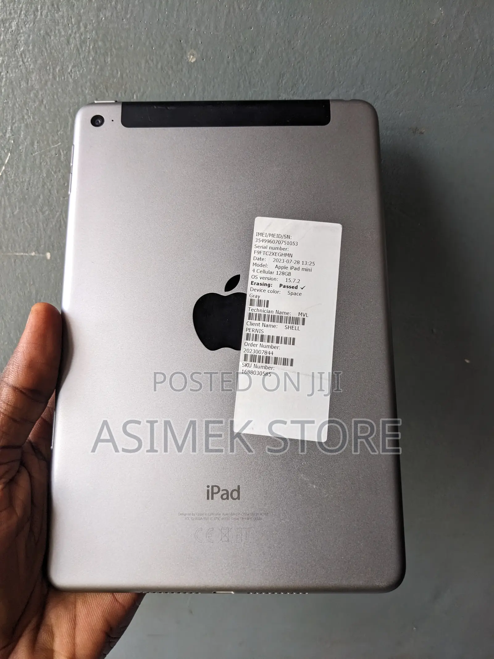 Apple iPad mini 4 128 GB Gray in Accra Metropolitan Tablets, Asimek