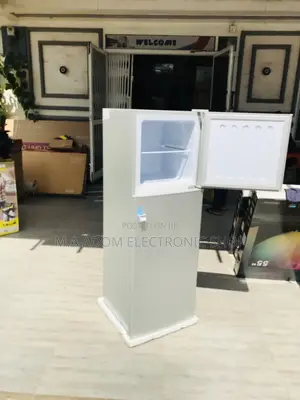 Sleek Design Nasco 158L Double Door Fridge(Nasf2-18fl)Gray.