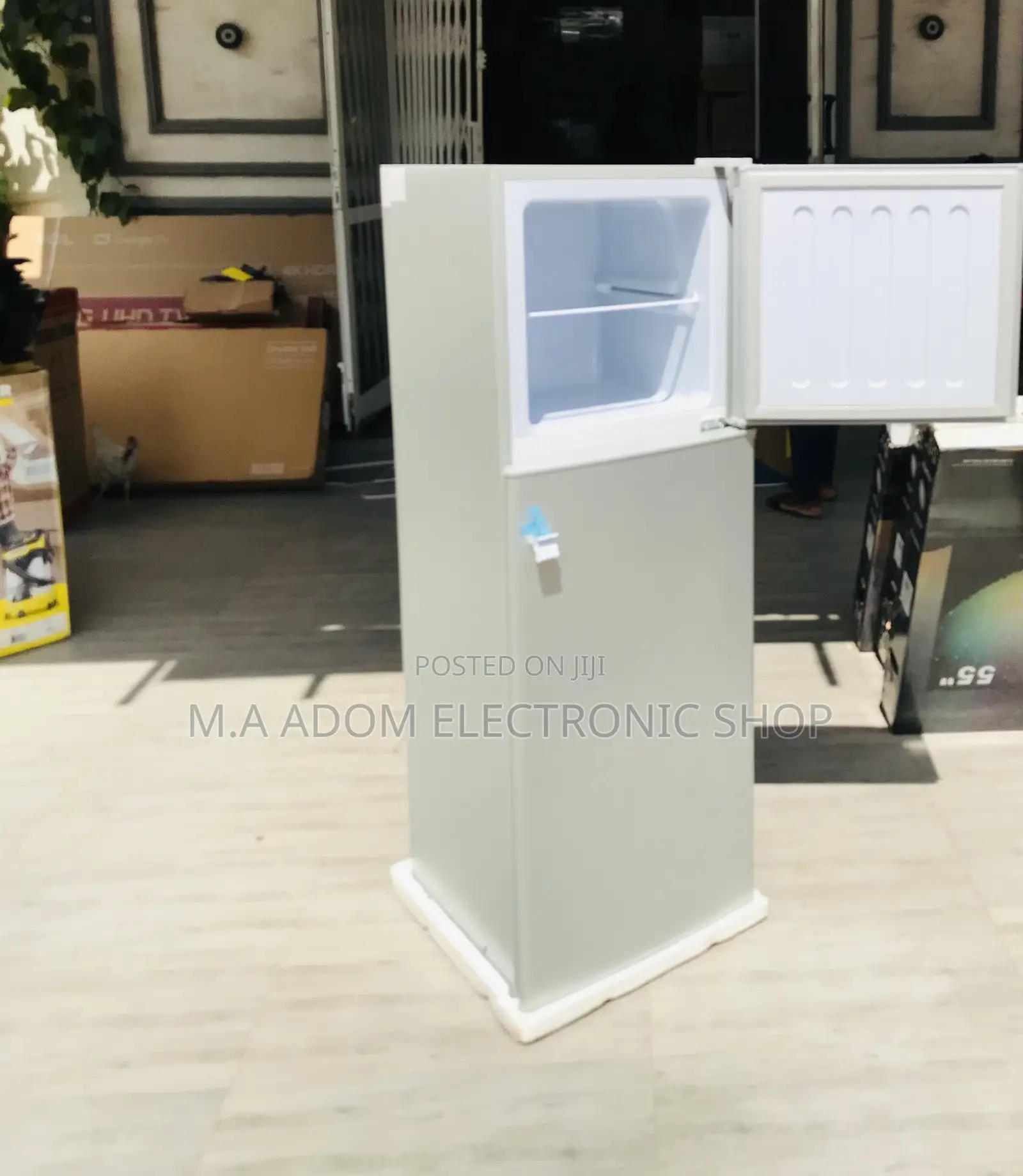 Well Design Nasco Nasf2-18fl Top Freezer Fridge(158L)Gray.