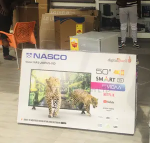 50 Liters Nasco Led Smart Sleek (Black) Tv