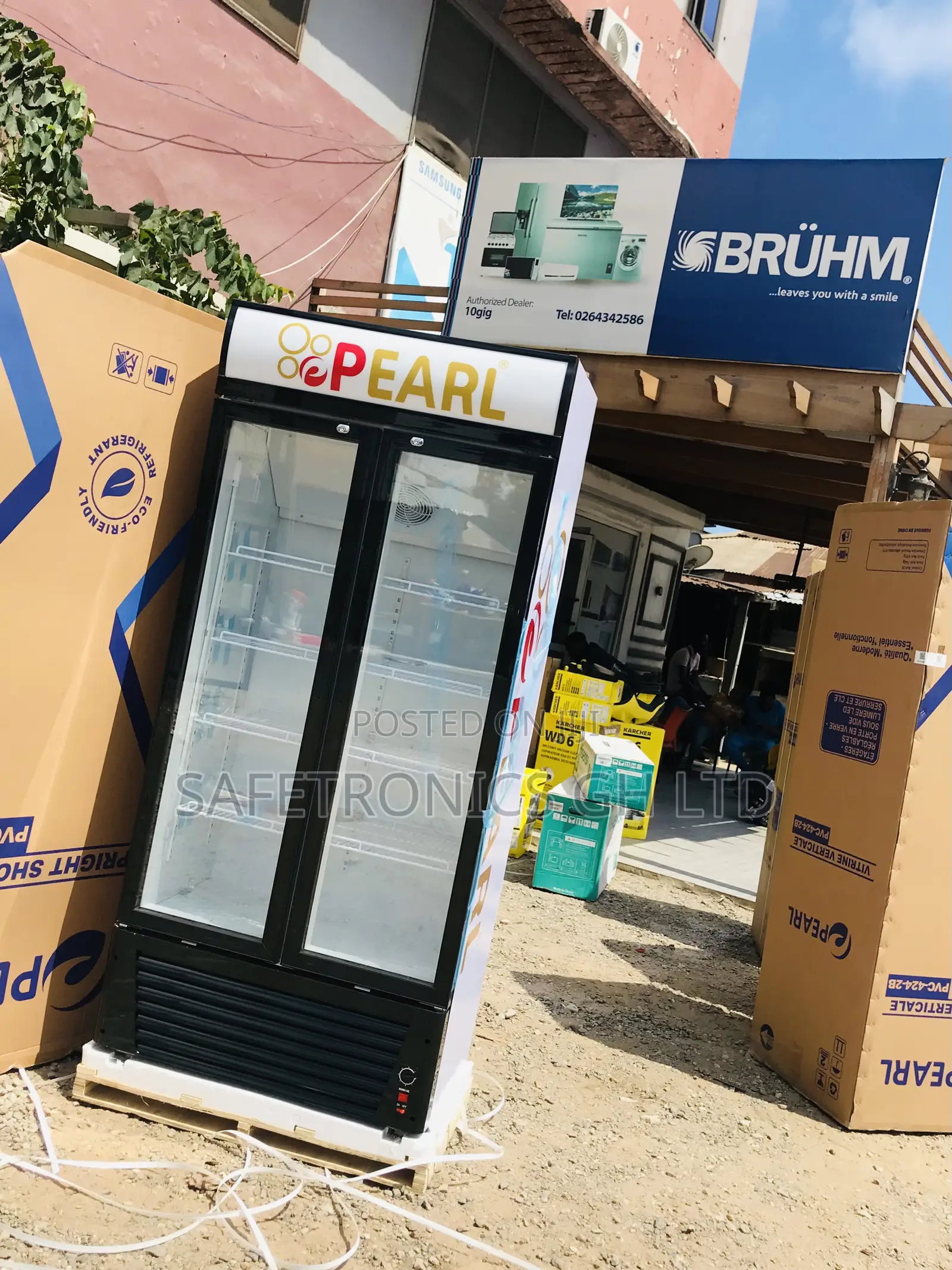 Buy Glass Display PVC-622 Pearl 2 Doors 500L Fridge