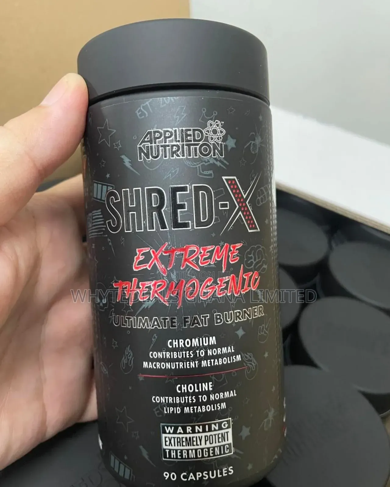 Extreme Weight Loss Capsules-Shred-X Extreme Applied Nut. UK