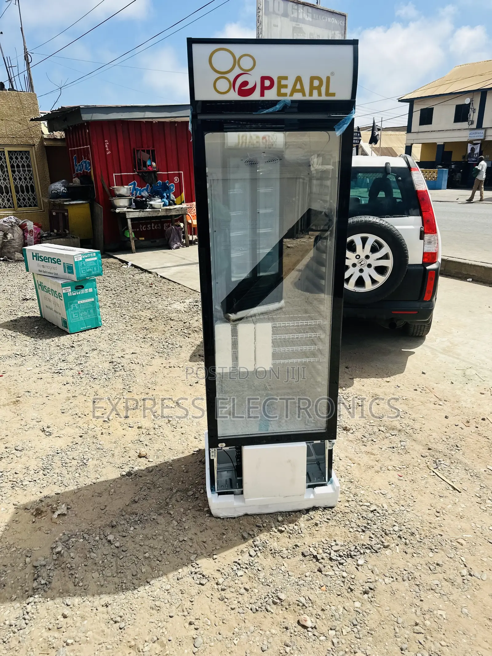 Rich  Sleek Display Fridge Pearl PVC-352 300L Single Door
