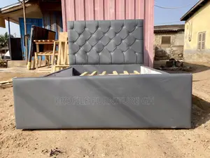 Black Leather Bedframe Available// Durable And Luxurious