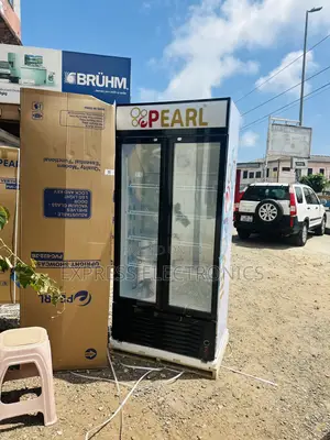 Unique Design Pearl PVC-622 500L Double Door Fridge Pearl