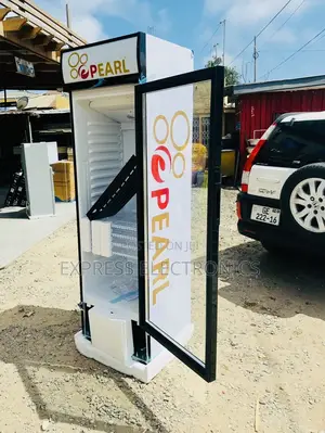 1 Quality Sleek Display Fridge Pearl Single Door
