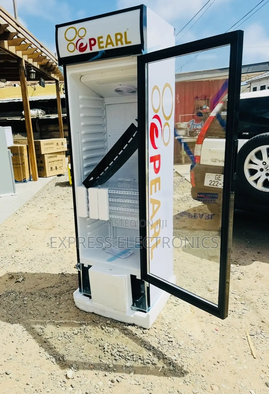 New Arrivals of Pearl Display Fridge PVC-316