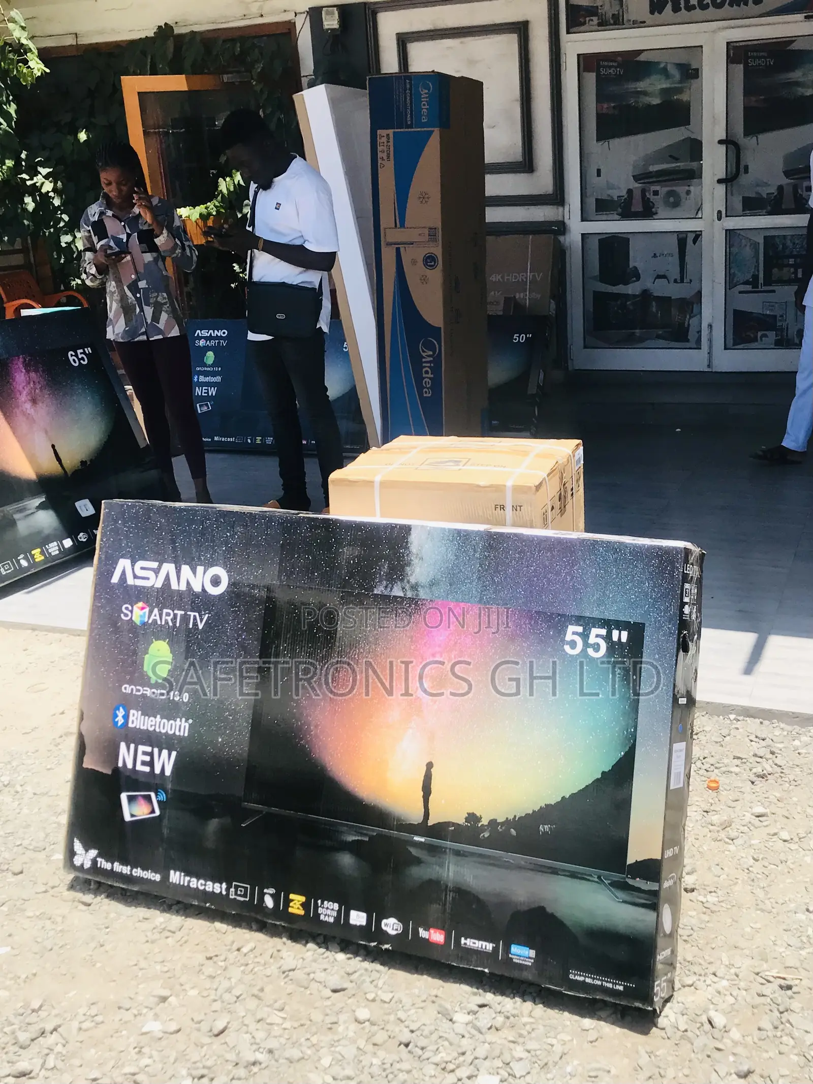 Most Quality 55 Inch Asano Led Smart UHD Tv
