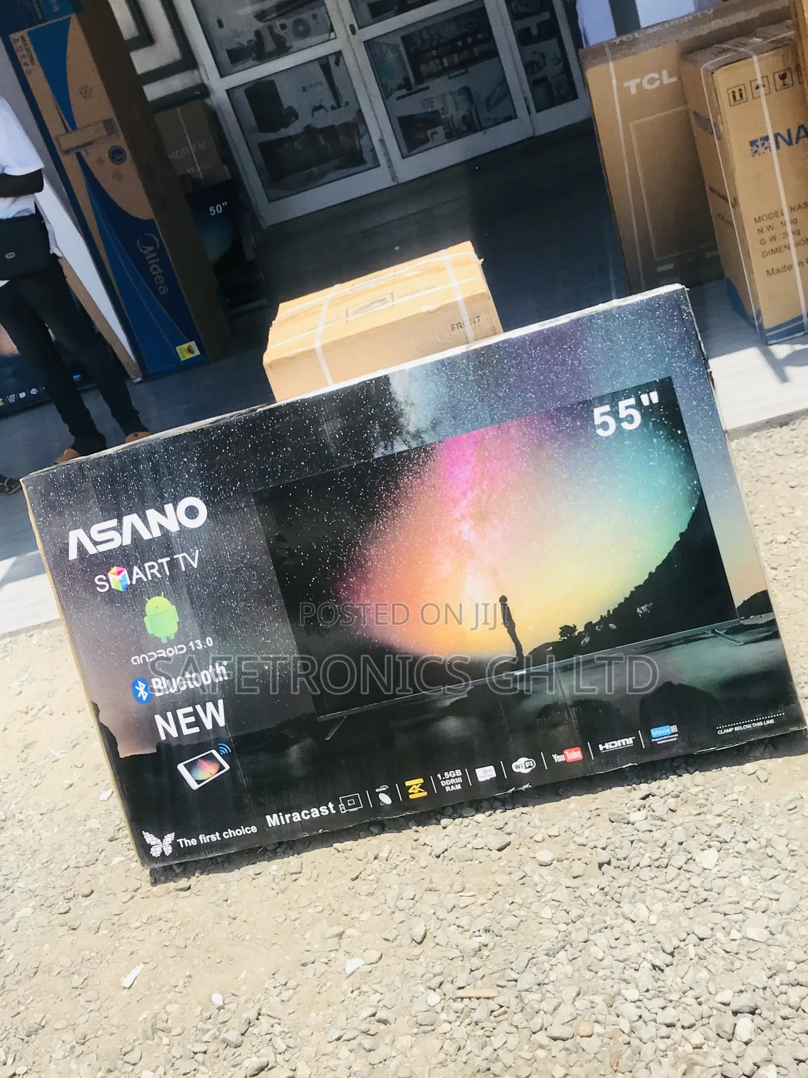 Most Quality 55 Inch Asano Led Smart UHD Tv