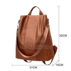 Backpack Anti-Theft Vintage Leather Backpack Women Shoulder