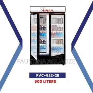 Pearl Double Door Display Fridge - Pvc622 B
