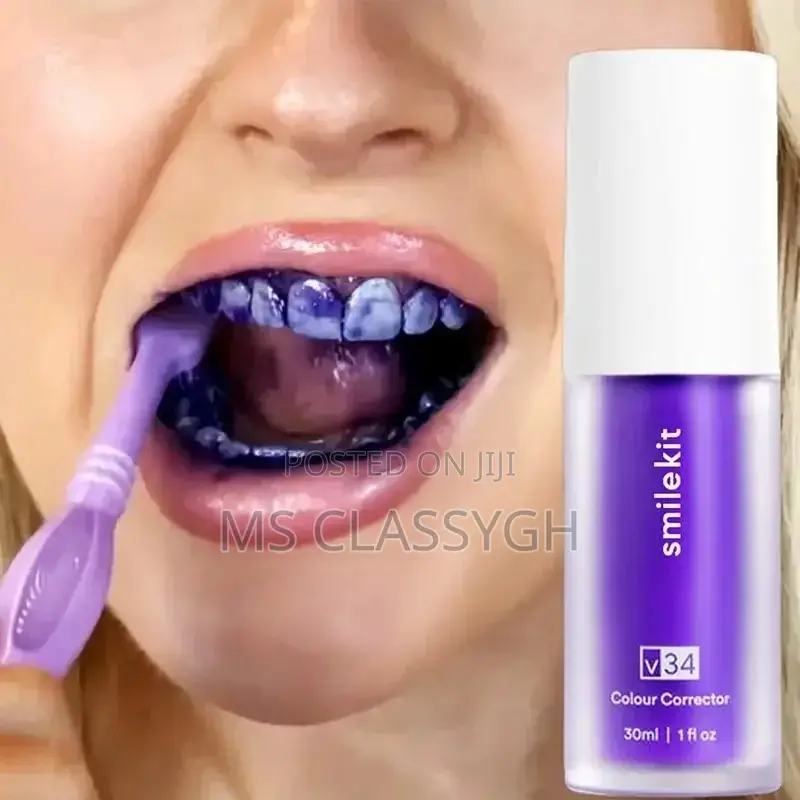 Smile Kit V34 Purple Whitening Toothpaste Remove Stains 30ML