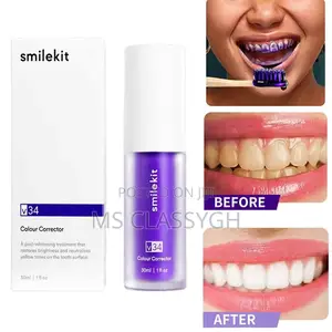 Smile Kit V34 Purple Whitening Toothpaste Remove Stains 30ML