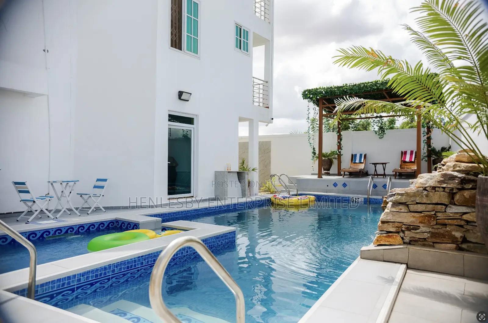 Furnished 1bdrm Apartment in H Village, Dawhenya for rent