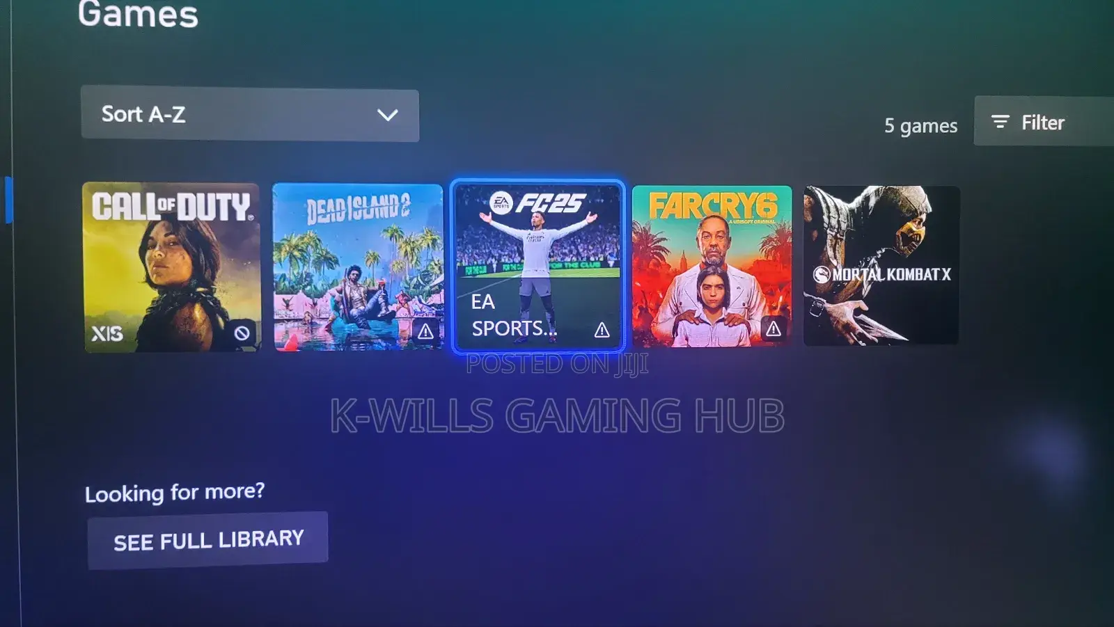 Xbox One/Series Games Installation