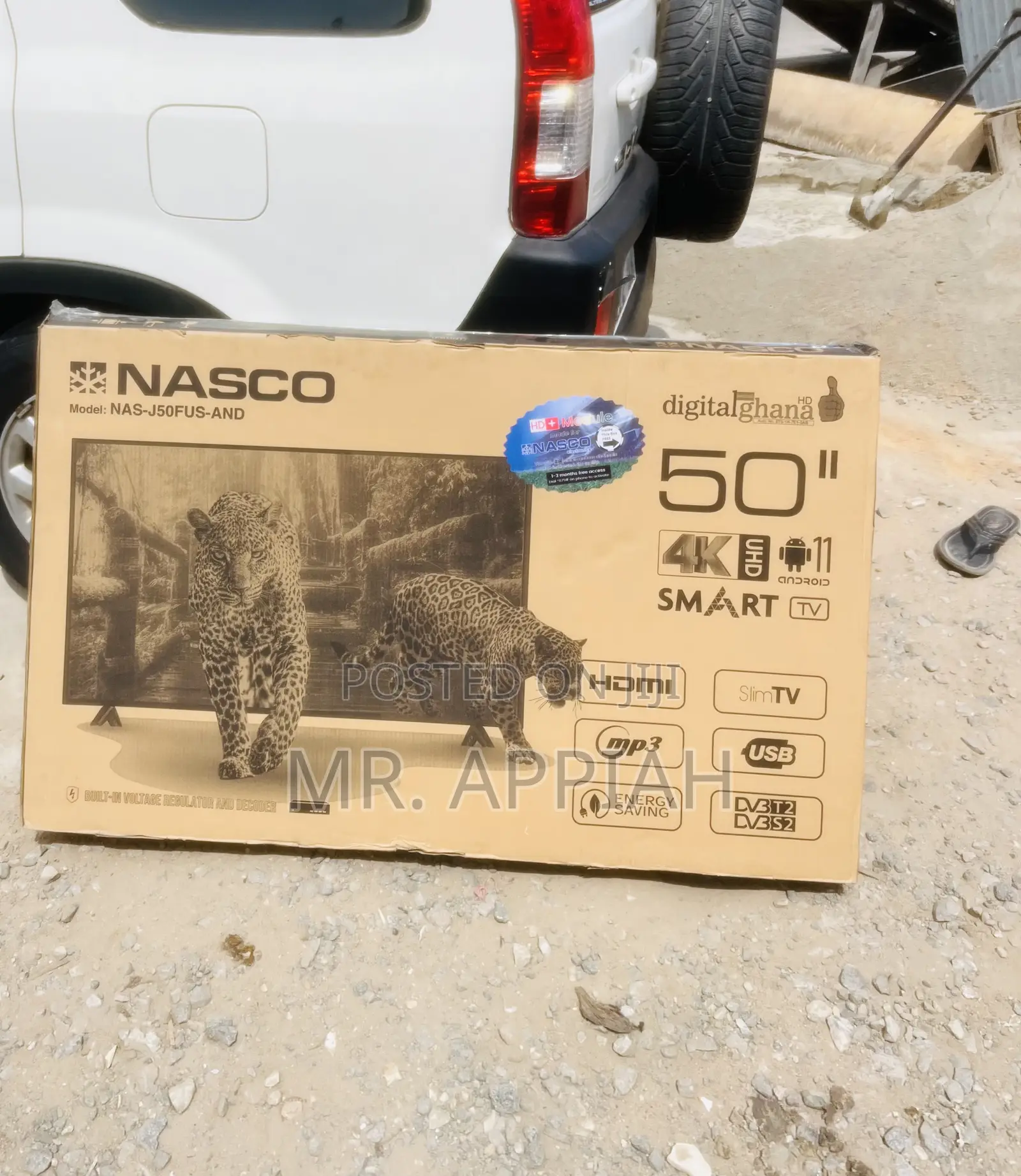 Order Nasco 50 Inch Full HD Satellite Electric Television.