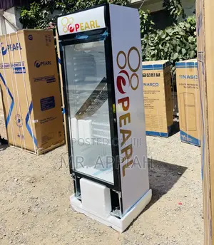 Fast Cooling Pearl PVC 352 Single Door Display Fridge.
