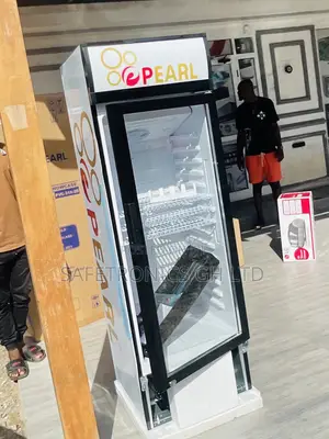 Long Lasting PVC-424 Display Pearl Glass 400L 1 Door