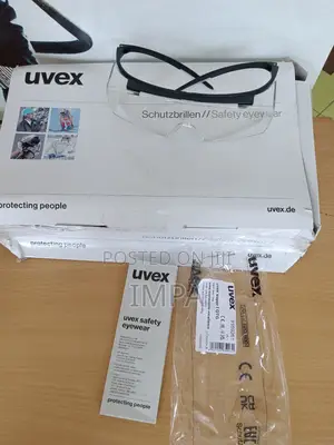 UVEX Super F OTG Black/ Clear Overglass P/N: 9169261