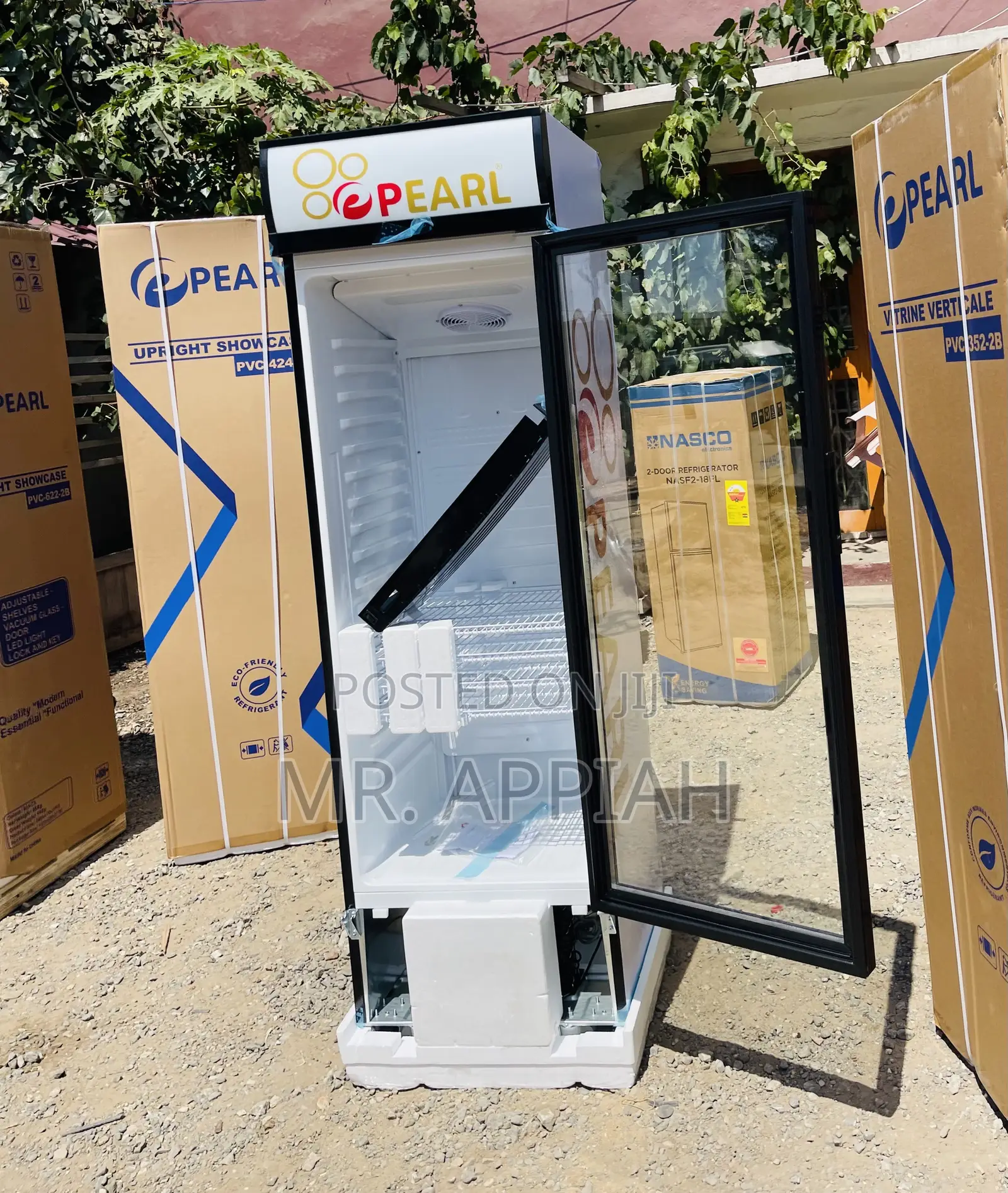 Authentic Pearl PVC 352(300L)Single Door Display Fridge.