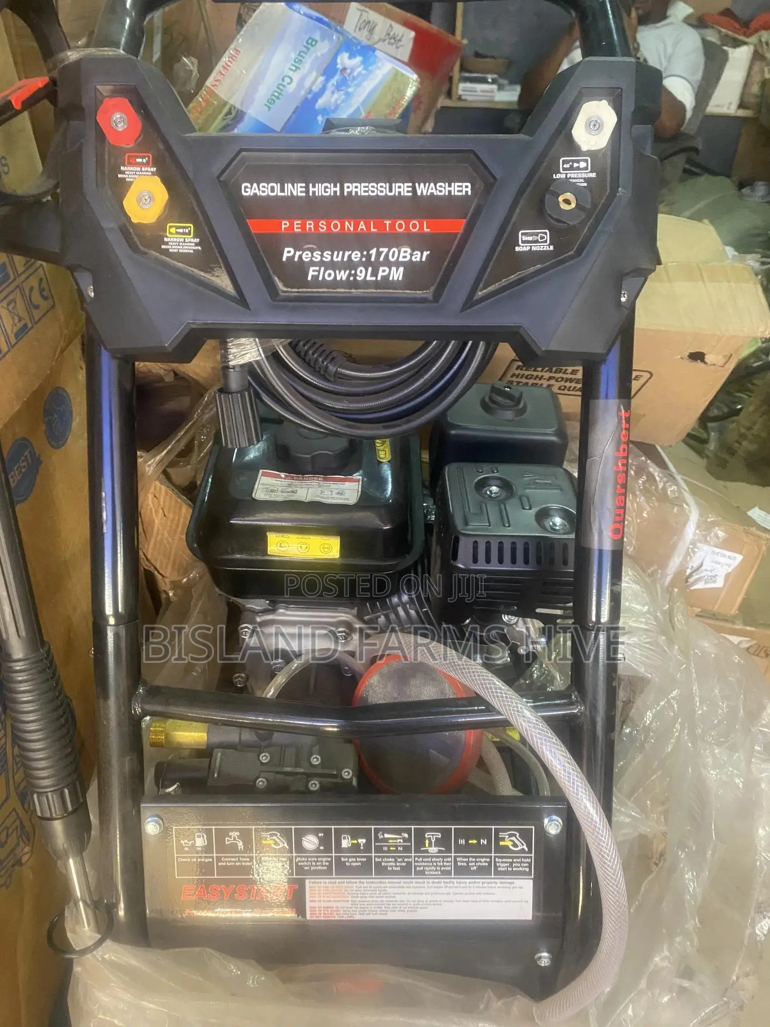 Petrol High Pressure Washer 170bar