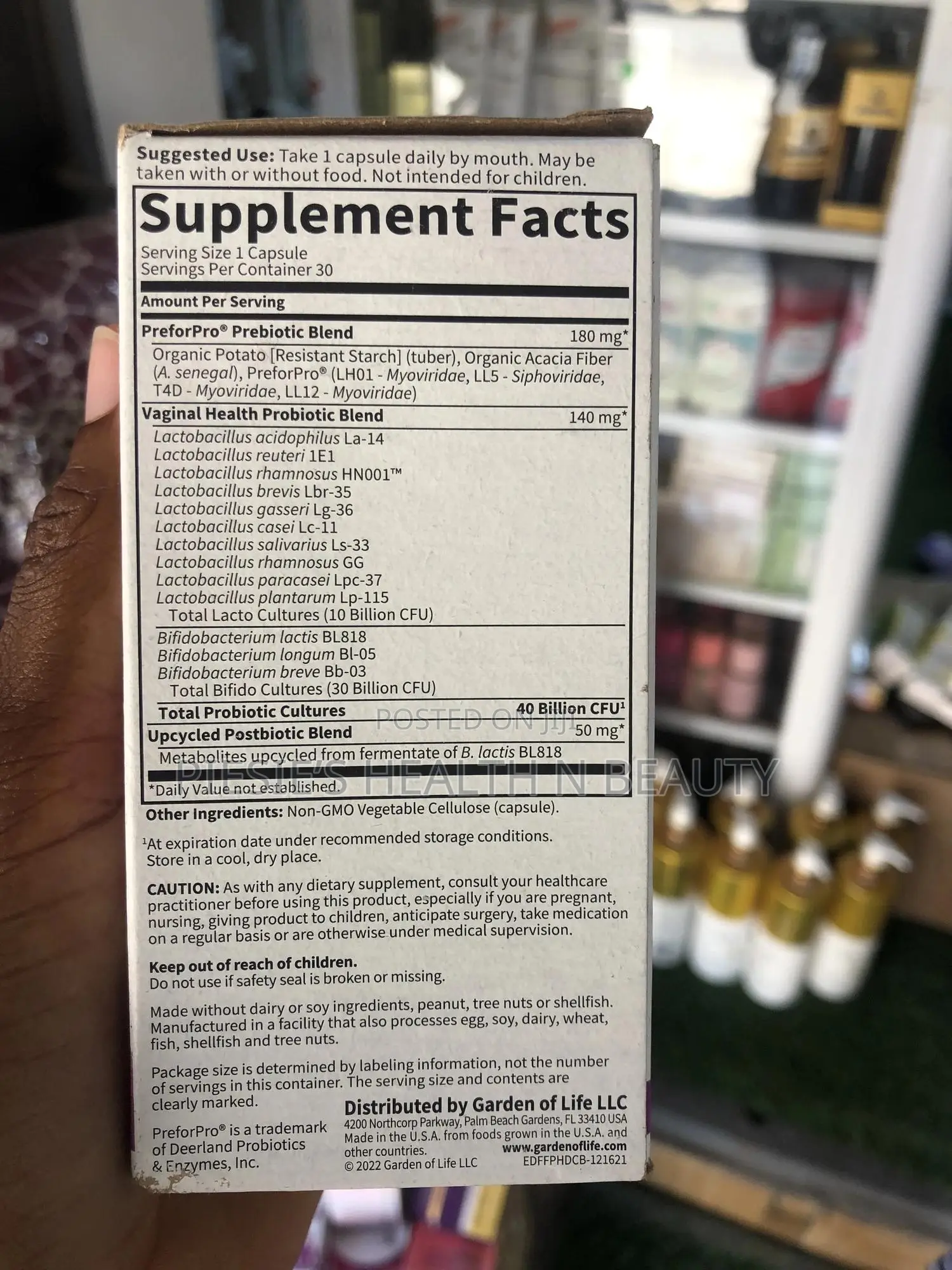 Garden of Life Dr. Formulated Women's Daily Care 30 Capsules