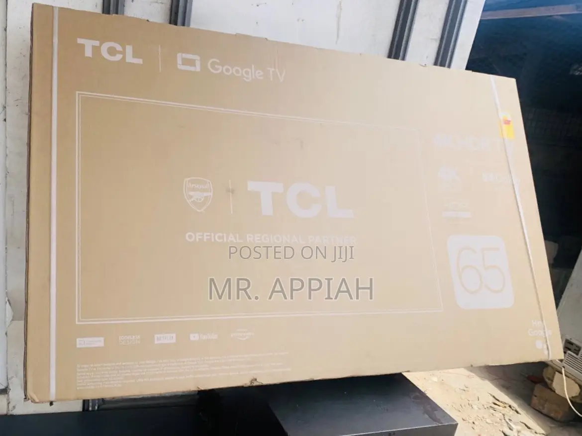 Well Design TCL 65p635 65” Uhd Smart Frameless Google Tv