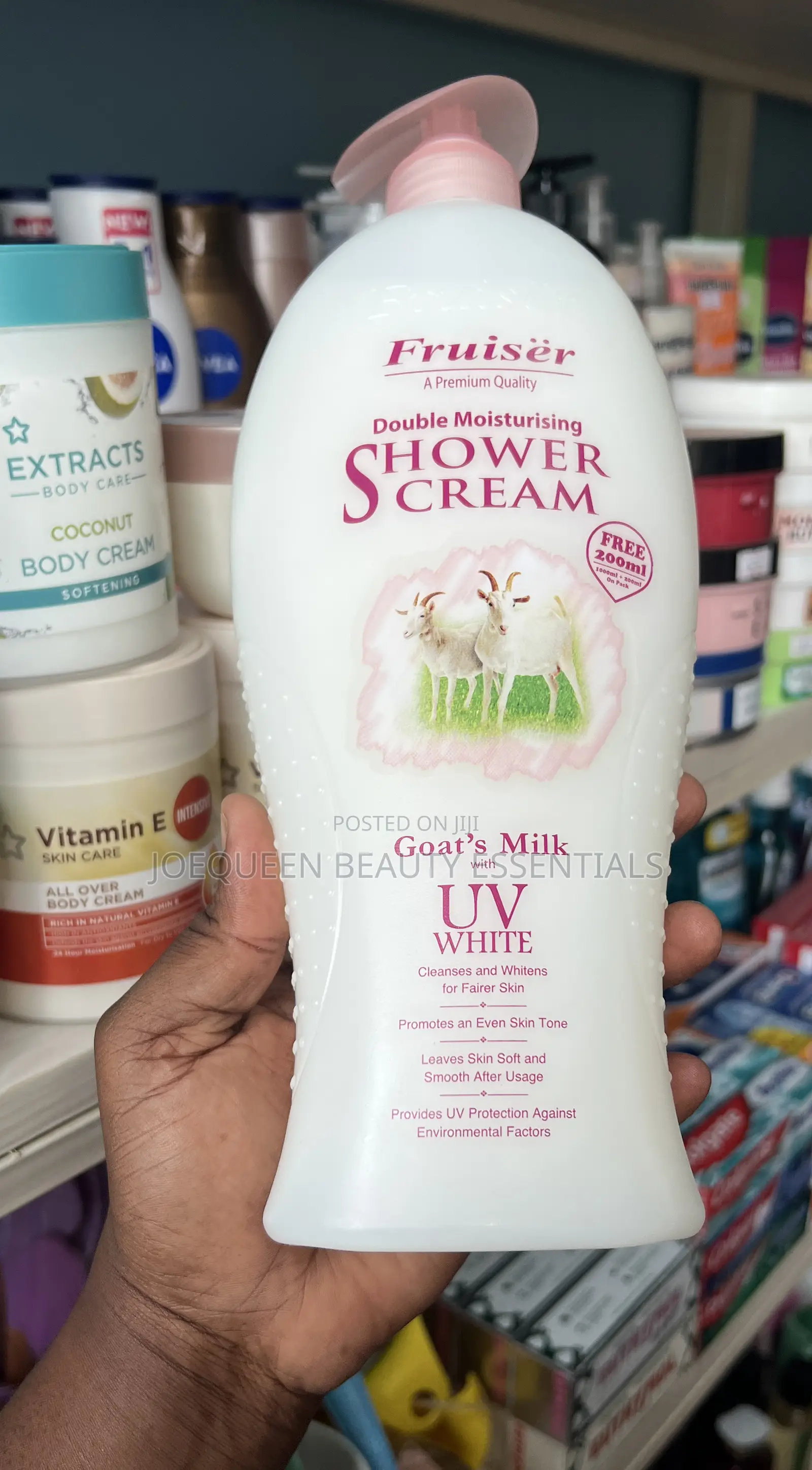 Fruiser Double Moisturizing Shower Cream