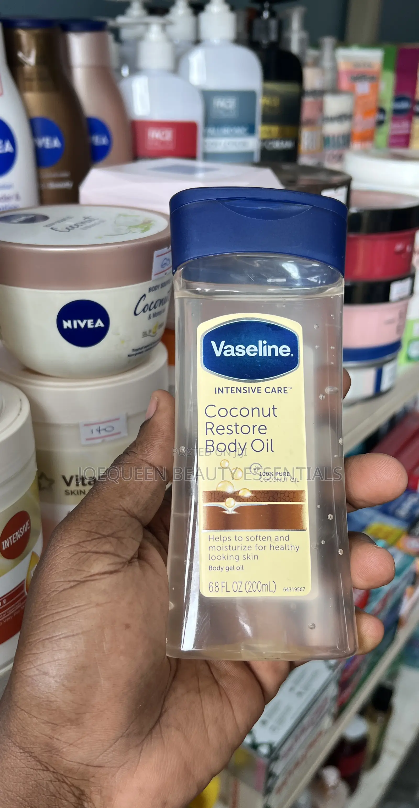 Vaseline Coconut Restore Body Oil