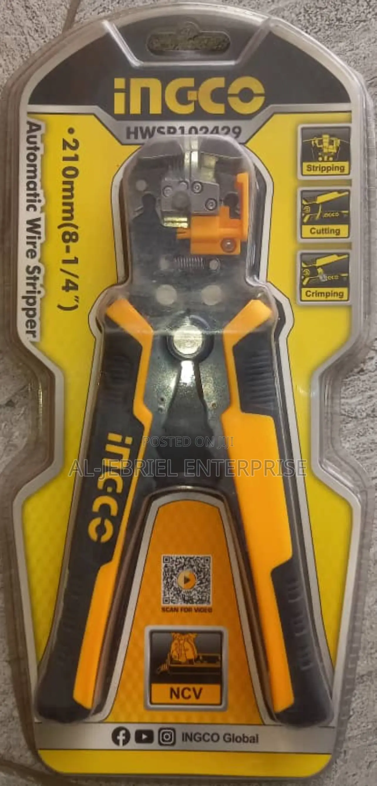 Ingco Intelligent Voltage -Detecting Stripper (3 in 1)
