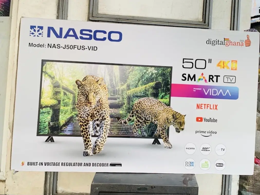 Order Authentic Nasco 50” Uhd Smart Electric Tv.