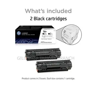 Hp 36a Cb436d Toner Cartridges Black