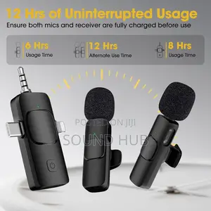 3 in 1 Wireless Microphone for iPhone, iPad, Android