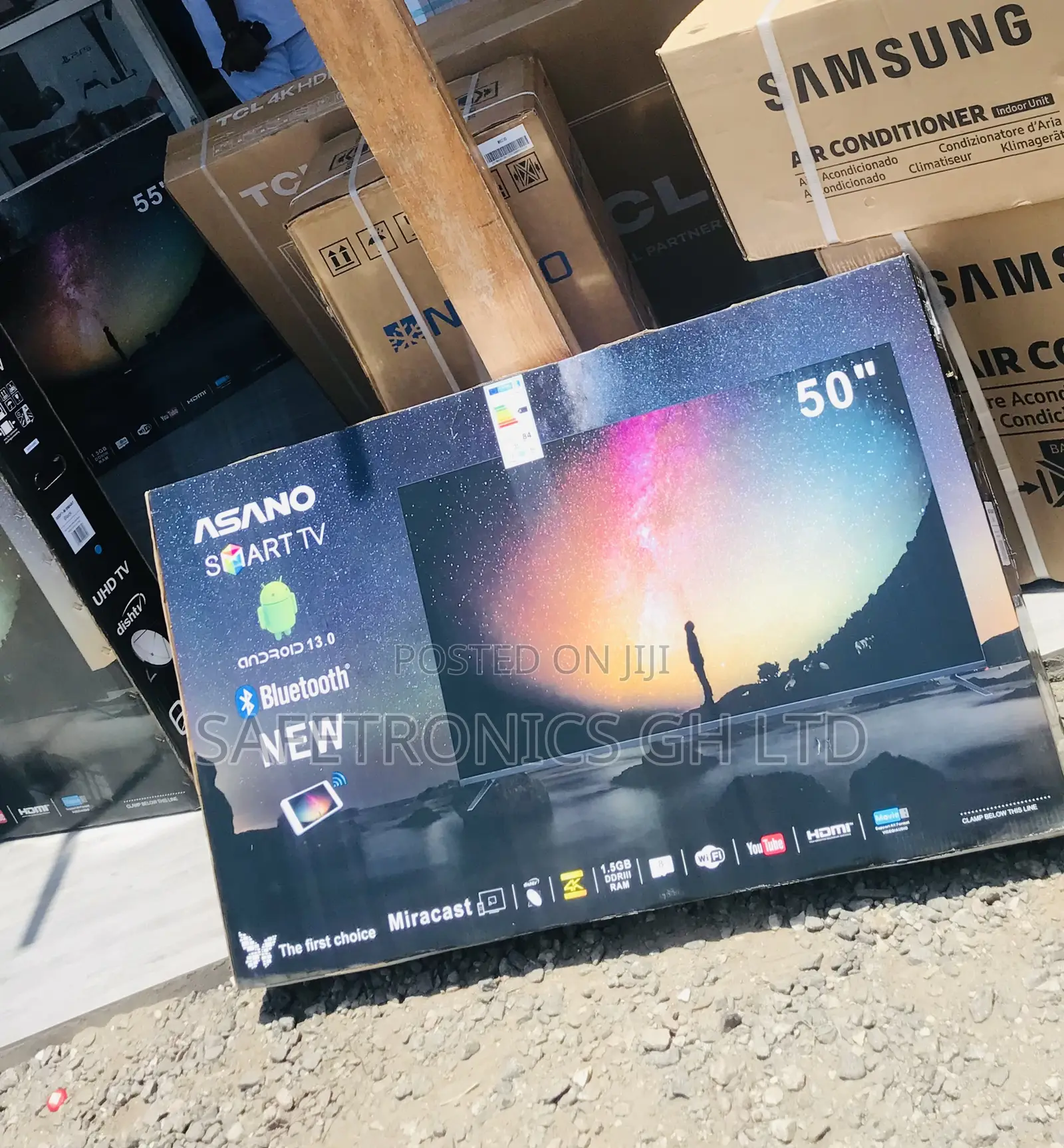 Get Authentic 50 Inch Smart Led Asano UHD Television