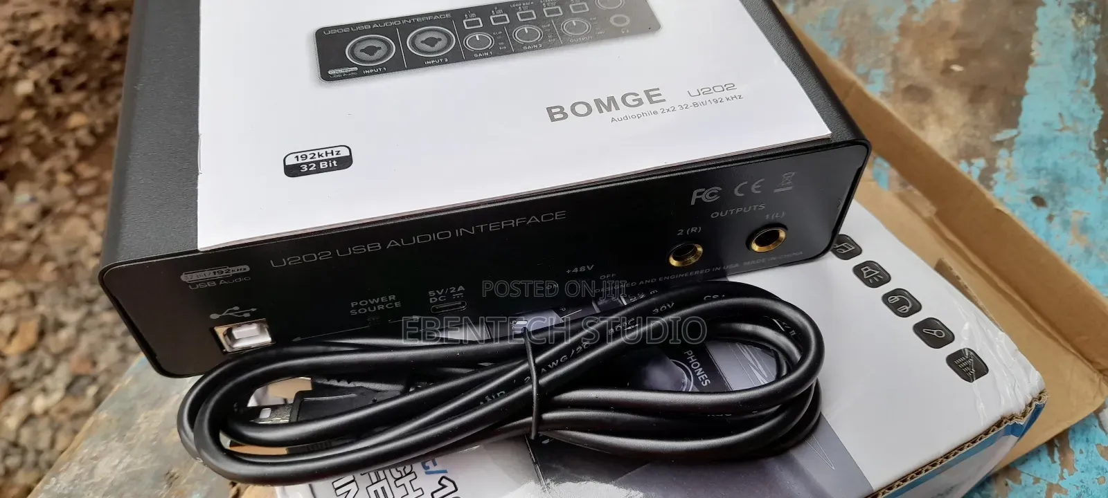 Bomge Audio Interface Usb Sound Card