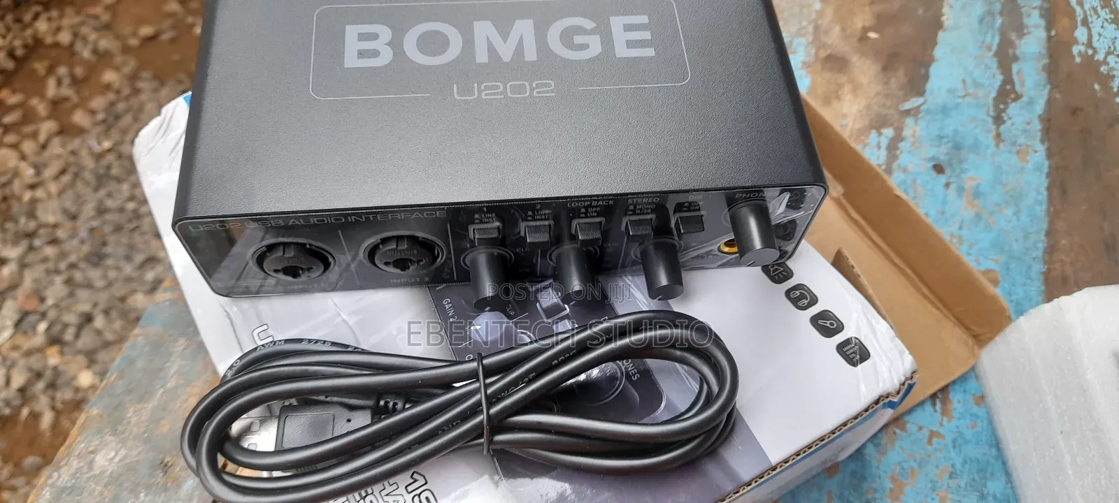 Bomge Audio Interface Usb Sound Card